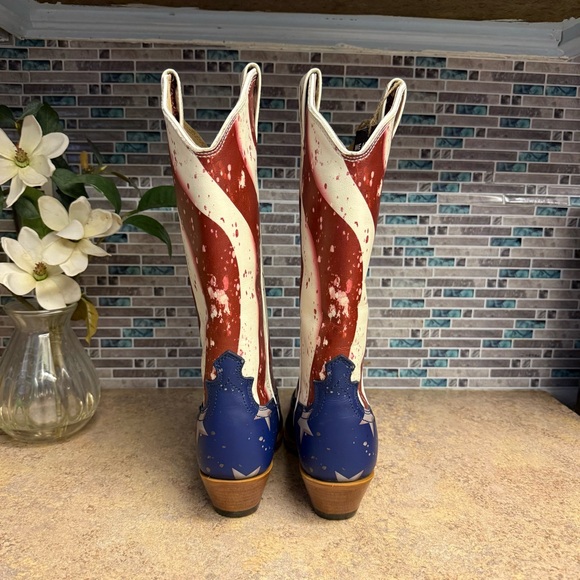 NWT Twisted X American Flag patriotic boots size 5.5 B - Picture 5 of 9